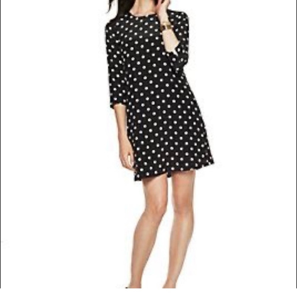 NWT C.Wonder 100% silk Lined polka dot shift dress size M